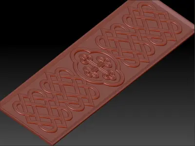 3d STL Model for CNC Router  Ortodox celtic 3D print model