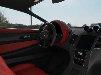 Generic Car Interior 3D model
