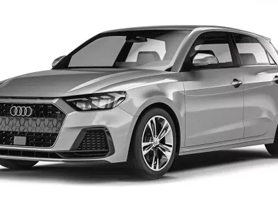 Audi A1 2019 3D model