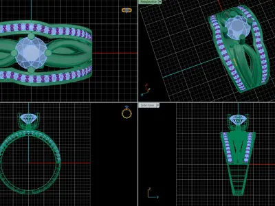 jewelry ring 202 3D print model
