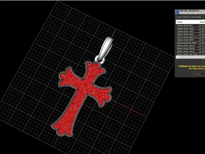 nice cross model 559 3D print model