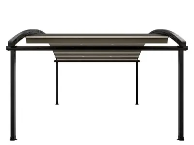 Motorized Pergola 4 dark iron 3D model