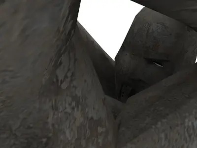 3some Elf Statue 3D model