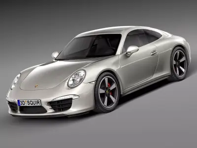Porsche 911 50th Anniversary Edition 2014 3D model