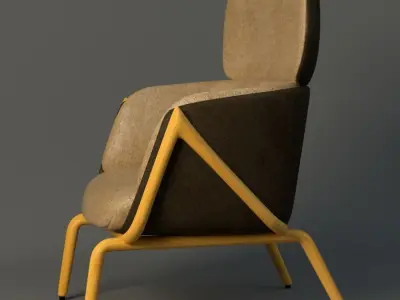  Elysa Chair 3D model