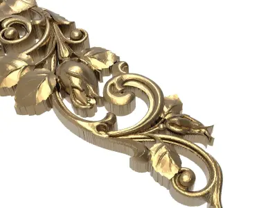 decorative pattern ready for 3D printing 3D model 44