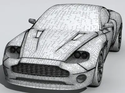 Vanquish S V12 std mat 3D model