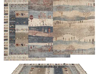Rugs No 419 Low-poly 3D model