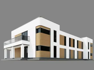 Modern House ID048 3D model