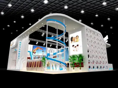 Exhibition - Area - 13X12-3DMAX2012-02 3D model