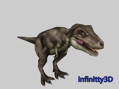 dinosaur 3d model Low-poly 3D model