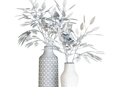 Crate and Barrel Lati and Taline Vases 3D model