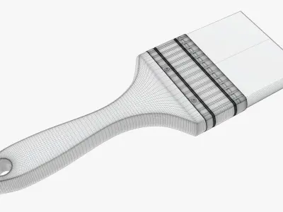 Painting brush regular 03 3D model