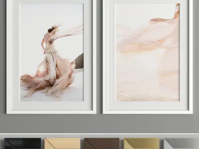 Art Frame A12 Low-poly 3D model