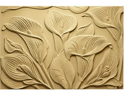 3D CNC Wall Panels Modern Wall Decor Model 01 3D model
