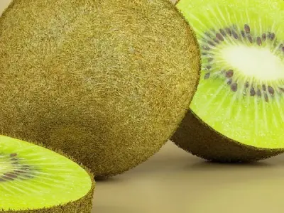 Photorealistic Kiwi Fruit 3D model