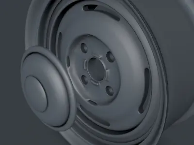 Steelie Rim 3D model