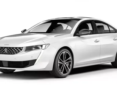Peugeot 508 GT 2019 3D model