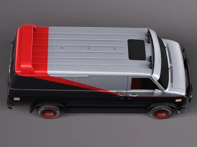 GMC vandura A-Team 3D model