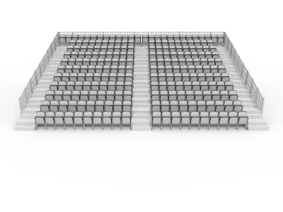 Bleachers 19 3D model