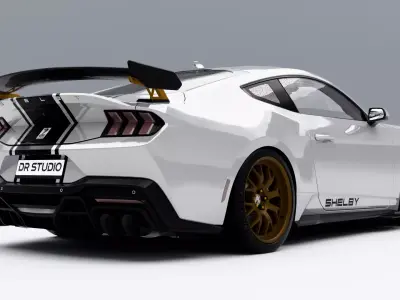 Ford Shelby Super Snake s650 2024 Low-poly 3D model
