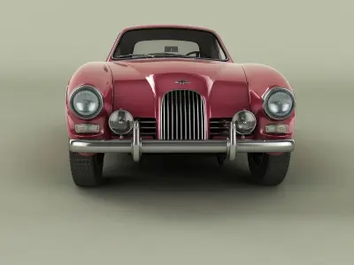 Morgan Plus 4 Plus coupe 3D model