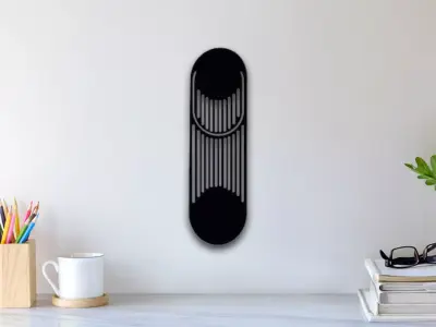 Abstract Wall Art 3D print model 17