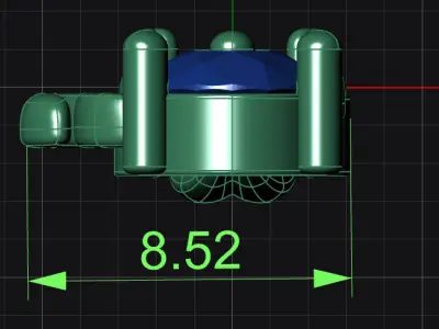 Pendant Cat 3D print model