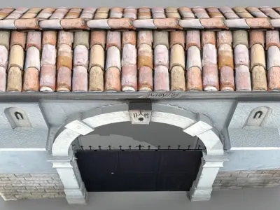 Villa main entrance 1 3D model