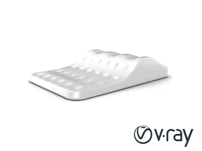 Ski Slope Terrain Realistic Snow Model Pack Low-poly 3D model