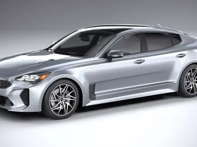 Kia Stinger GT-line 2022 3D model