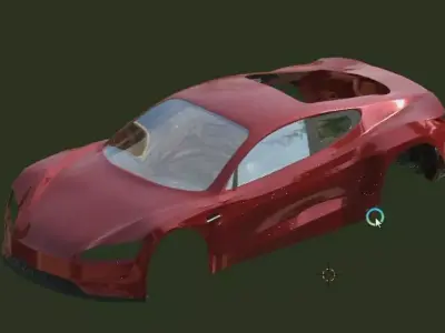 Tesla Roadster 2020  3D model