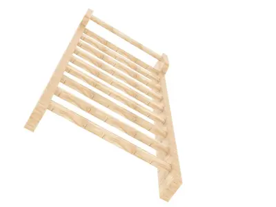 Gym Wall Bars 3D model