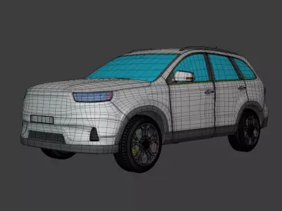 Generic SUV Car 3D model