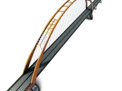 Bridge orange 3D model