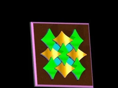 Framework square Free 3D model