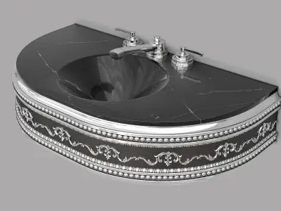 Classic Wash Basin 3 3D model