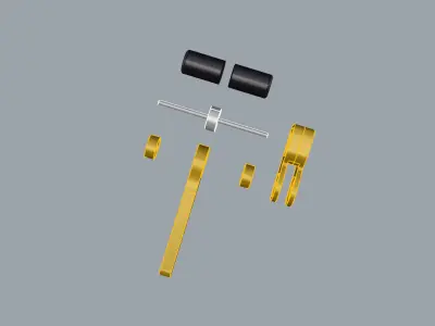 Gold Cross Free 3D print model
