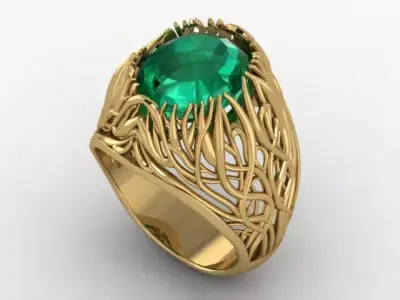 nature ring 3D print model
