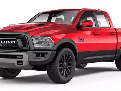 Dodge Ram 1500 Rebel 2015 3D model