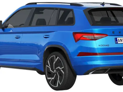 Skoda KODIAQ RS 2022 3D model