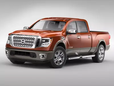 Nissan Titan 2017 3D model