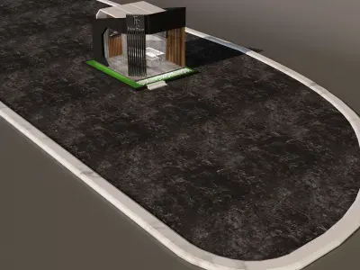  Show Room Store Exhibition a670 c 3D model