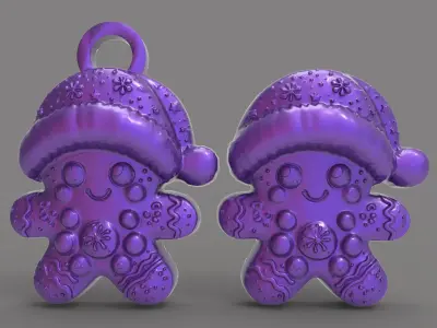 ginger cookie decor  3D print model