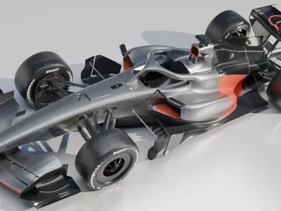 Audi Formula 1 team 2026 car 3D model