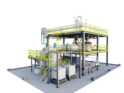 Industrial Work Shop 3D model