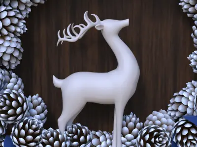 Christmas Wreath 3D model