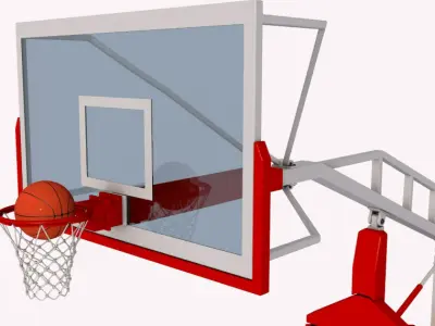 Basketball Hoop 3D model shop