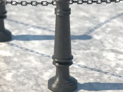 FREE - Chain VR AR Lowpoly Free 3D model