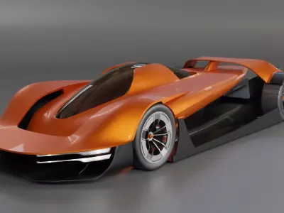 Concept Car 3D Model 3D model